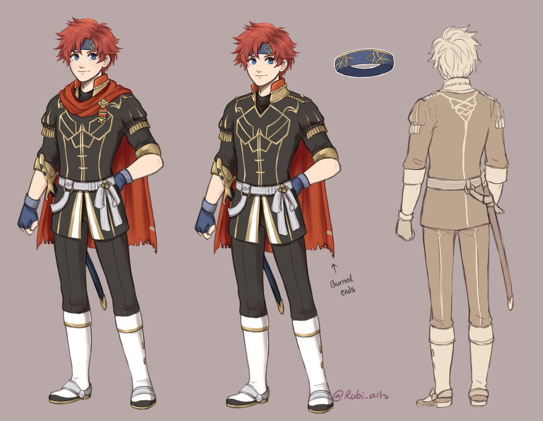 A redesign of an existing character: Roy.