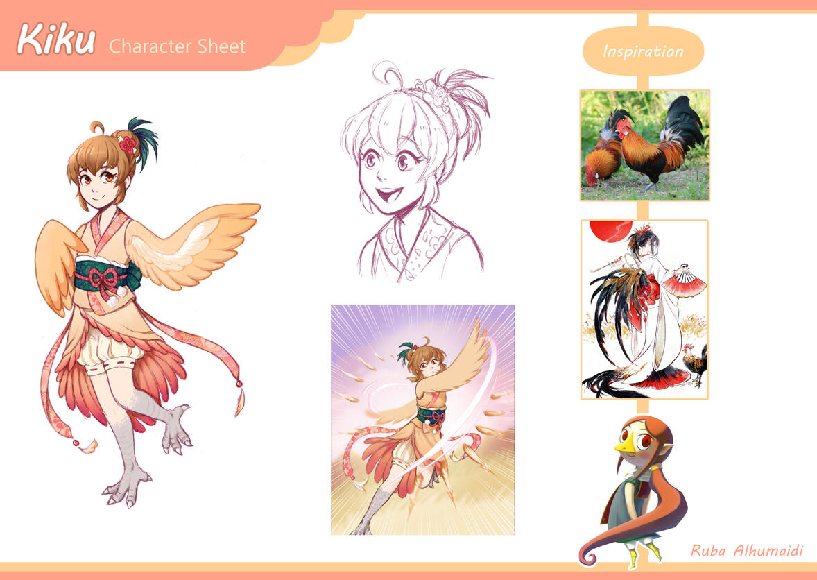 Original Character: Kiku.